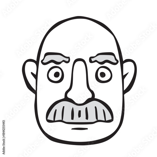 モノクロアイコン_人物・外国人・国際・男女