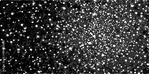 Abstract black and white speckled pattern resembling a starry night sky