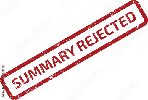 SUMMARY REJECTED