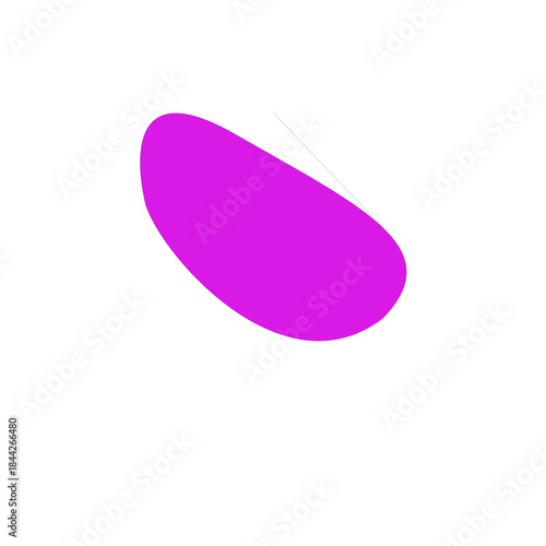 Abstract Shape art in purple colour