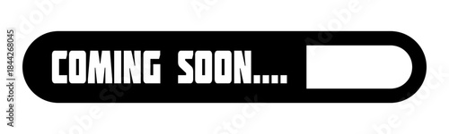 Modern Bold Coming Soon Announcement Banner for Website Launch