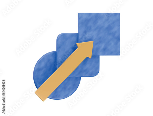 blend tool icon 3d illustration render