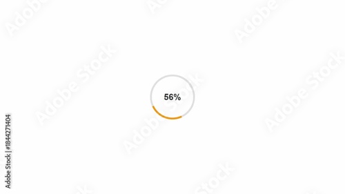 Universal Animated Progress Bar and Loading Indicator Element for Tech, Web, and Digital Concepts.