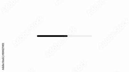 Universal Animated Progress Bar and Loading Indicator Element for Tech, Web, and Digital Concepts.