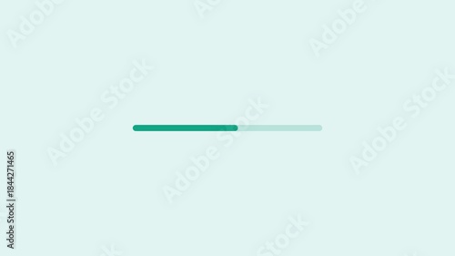 Universal Animated Progress Bar and Loading Indicator Element for Tech, Web, and Digital Concepts.