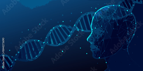 Digital brain and dna helix the intersection of genetics and artificial intelligence