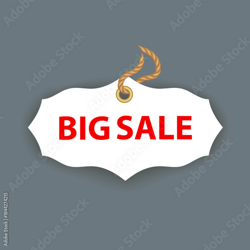 Promotional Sale Tag, vector badge template off sale label symbol 