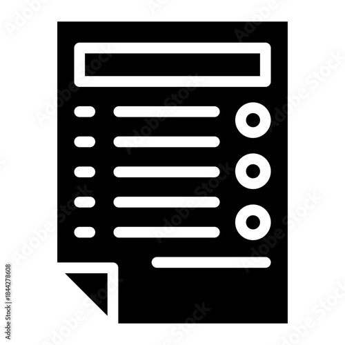 Health care, Patient, Subsidy, Wellness Program, Receipt, Medicine, Pharmacy, Trreatment, care, doctor, nurse, hospital, clinic, medicine, pill, report, vaccine, icon glyph style vector illustration	
