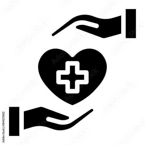 Health care, Patient, Subsidy, Wellness Program, Receipt, Medicine, Pharmacy, Trreatment, care, doctor, nurse, hospital, clinic, medicine, pill, report, vaccine, icon glyph style vector illustration	