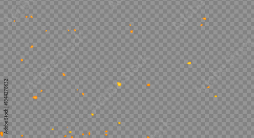 fire dust particles over transparent background overlay, Flying Fire Particles transparent background