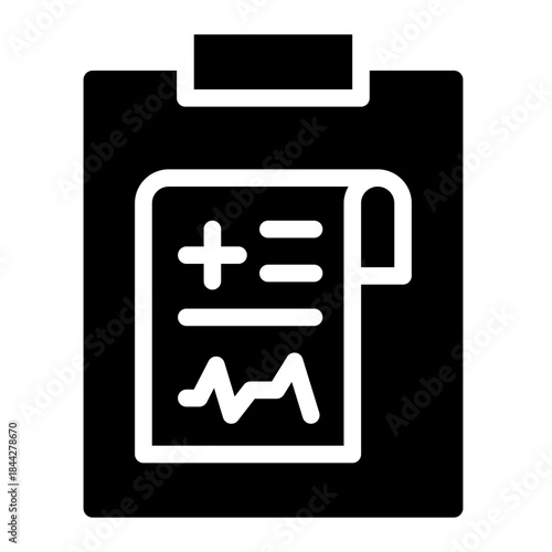 Health care, Patient, Subsidy, Wellness Program, Receipt, Medicine, Pharmacy, Trreatment, care, doctor, nurse, hospital, clinic, medicine, pill, report, vaccine, icon glyph style vector illustration	