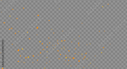 fire dust particles over transparent background overlay, Flying Fire Particles transparent background