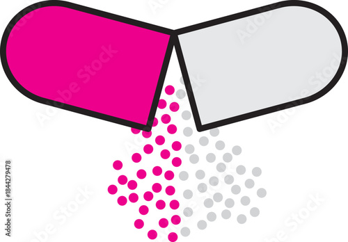 캡슐 알약 오픈 캡슐약