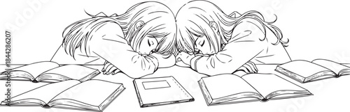 Red and Pink Valentine's Day Heart Vector Background