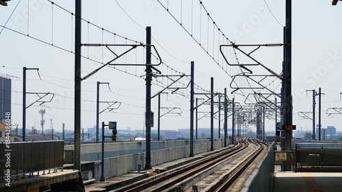 railway in the morning