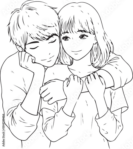 I Love You Typography Vector Design for Valentine's Day