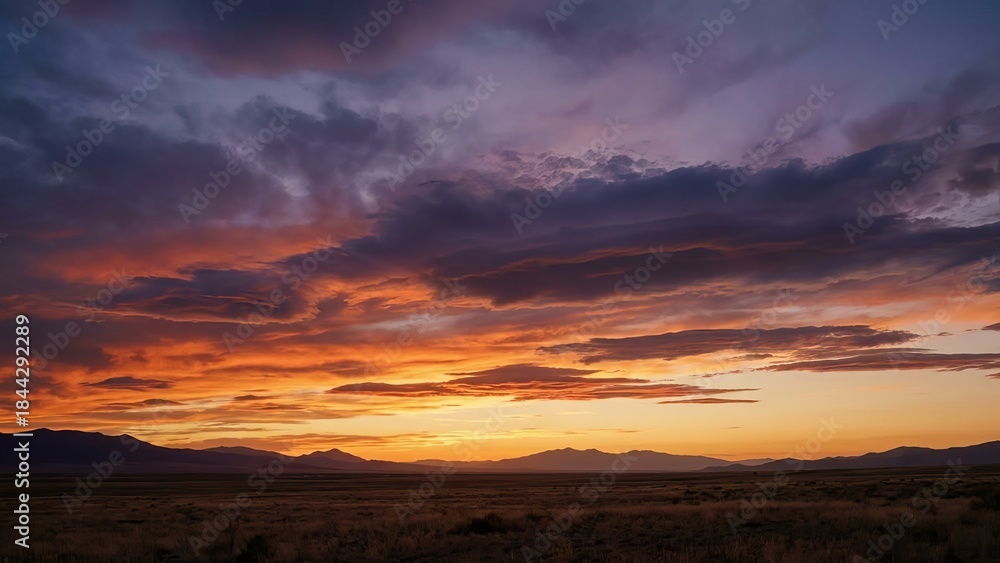 Obraz premium sunset in the clouds
