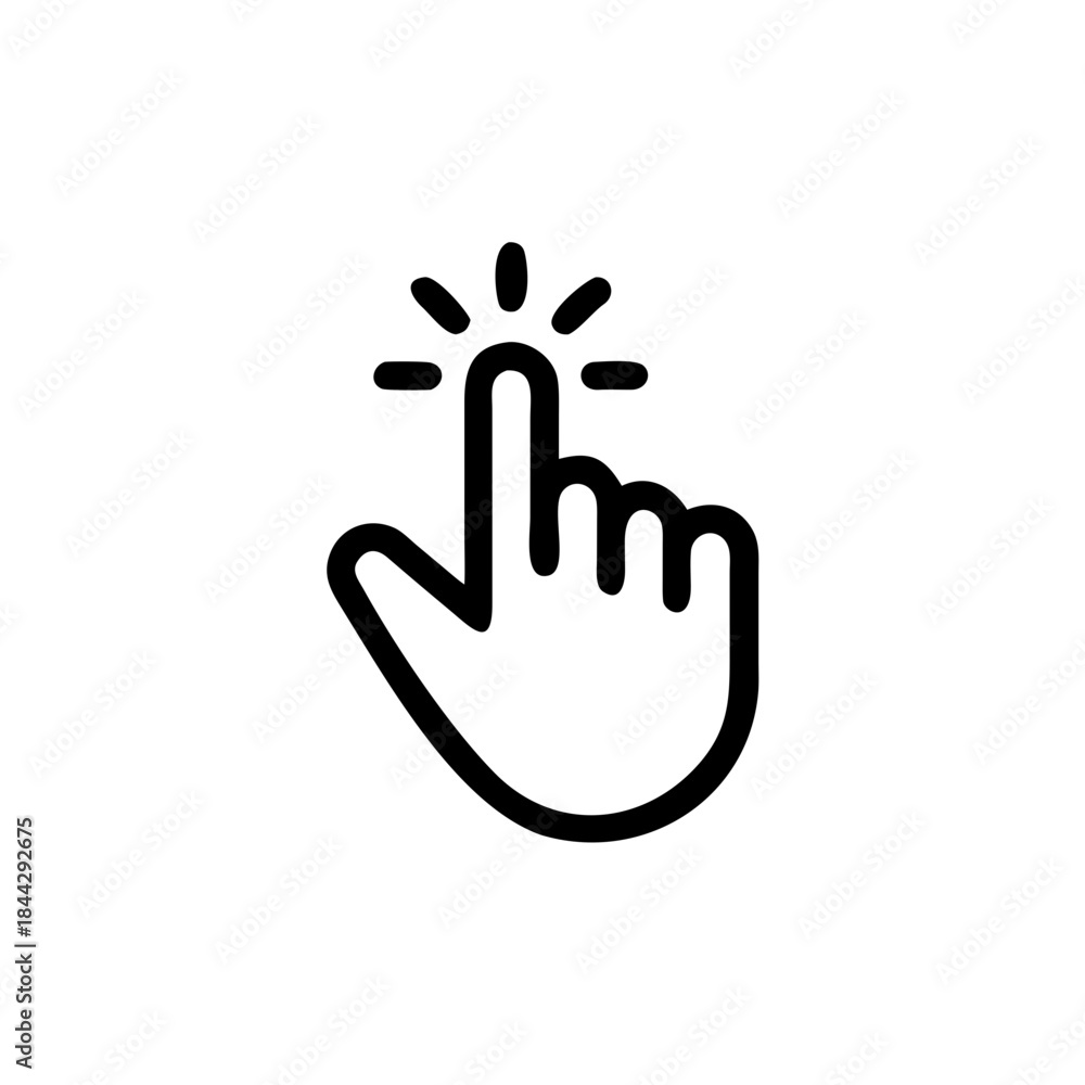 Obraz premium hand cursor icons. Computer mouse. vector illustration