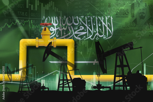 Tableau sur toile Natural gas business in Saudi Arabia