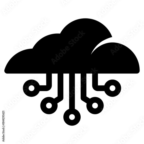 internet cloud server icon