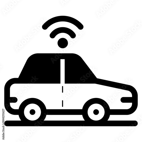 self driving car icon