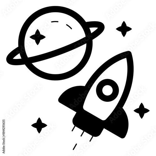 space exploration icon