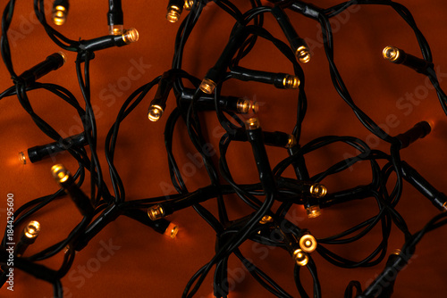 Christmas lights background