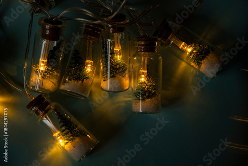 Christmas lights background