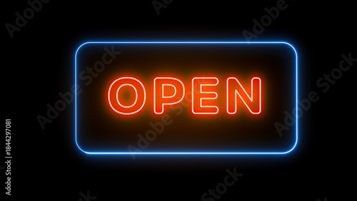 Vibrant Neon Sign Displaying 
