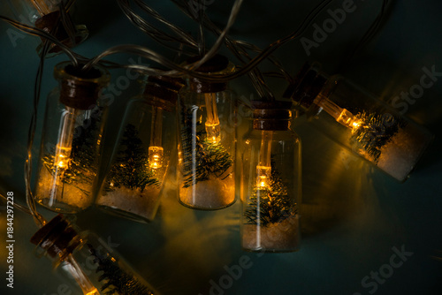 Christmas lights background