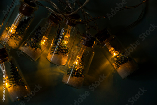 Christmas lights background