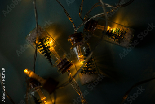 Christmas lights background