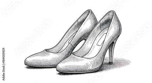 High Heel Shoes Illustration