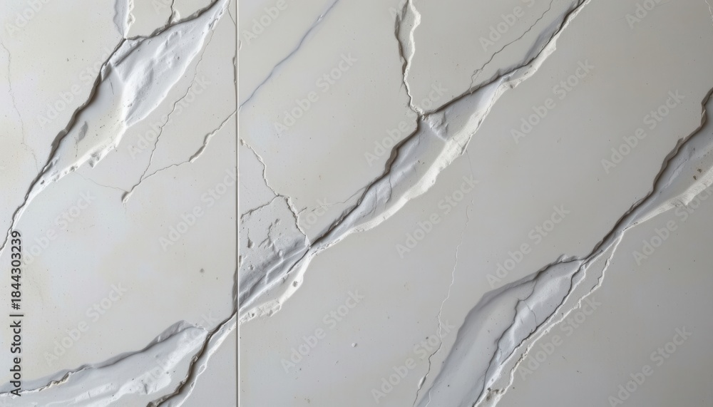 Obraz premium stone grey minimal 142: pale cliff grey, ultra subtle rock grain, lit with low contrast shadow wash, featuring quiet texture depth, composition: balanced symmetrical layout