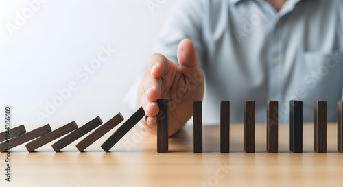 A strategic intervention to prevent a domino effect, safeguarding stability and minimizing risks, ensuring a resilient and secure business future now.
