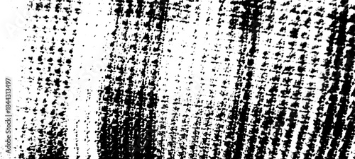 High-Contrast Abstract Black and White Dotted Texture with Grid Pattern and Grunge Noise Effect Overlay
