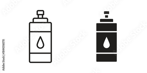 Water bottle icon designs collection for mobile, ui, web.