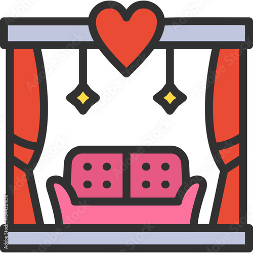Wedding stage Icon