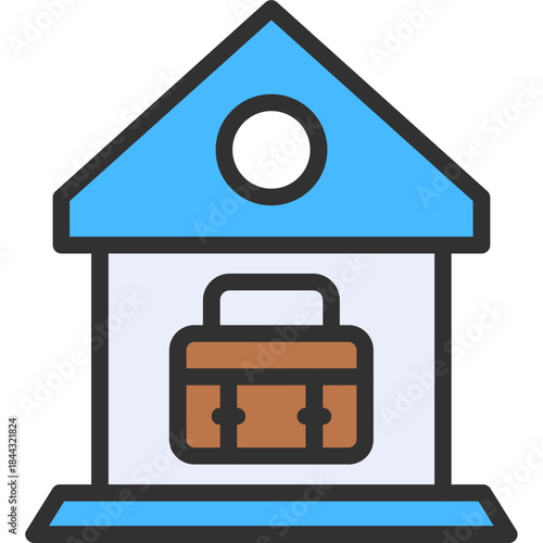 Working At Home Icon