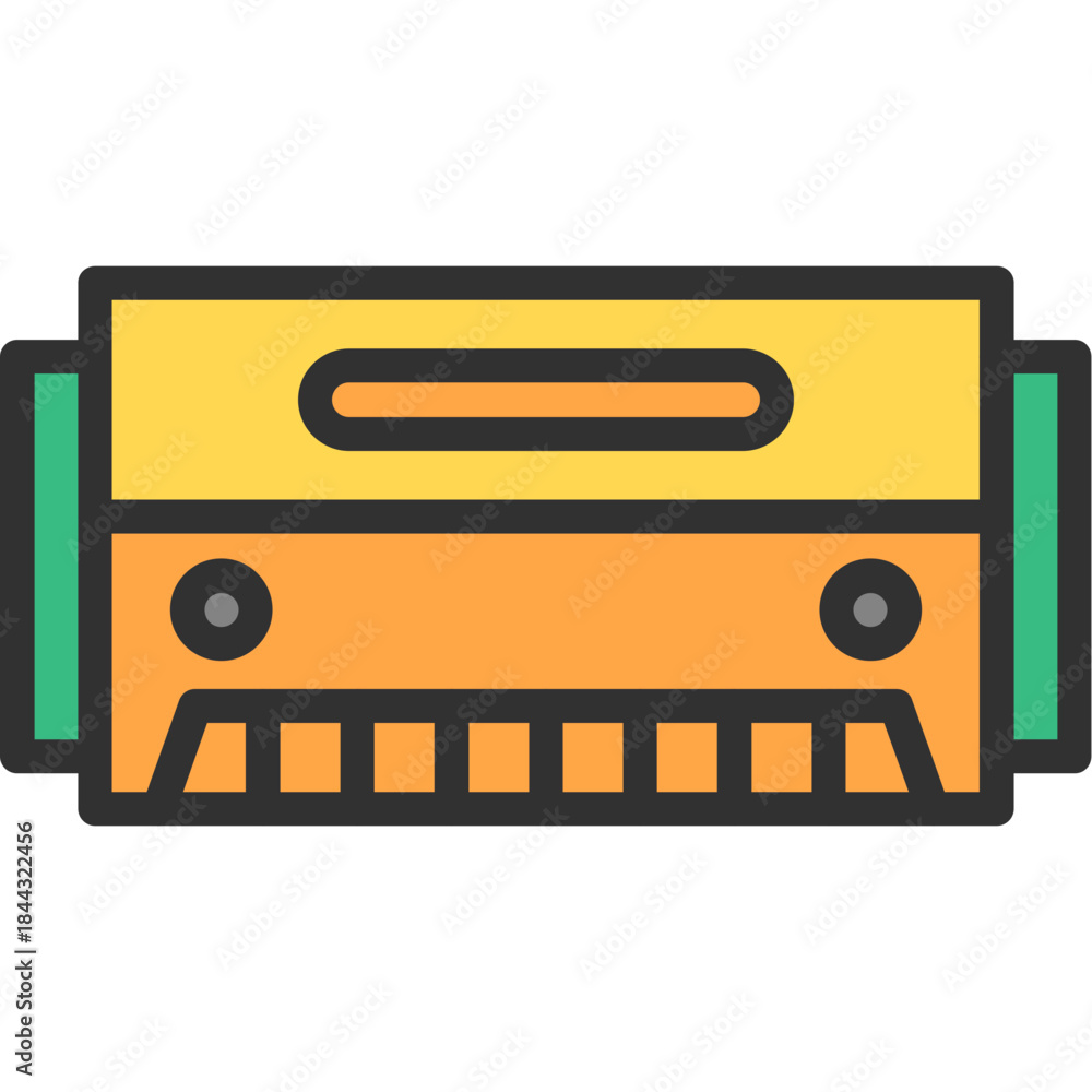 Fototapeta premium Harmonica Icon