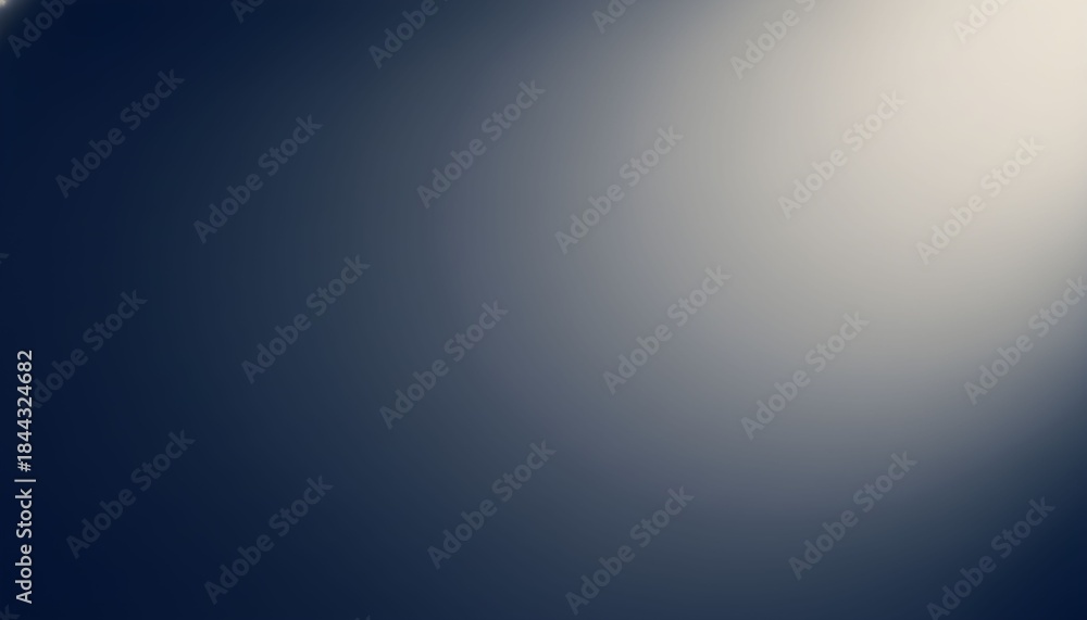 Obraz premium Abstract gradient background with soft light effect smooth dark blue and beige transition for modern design copy space
