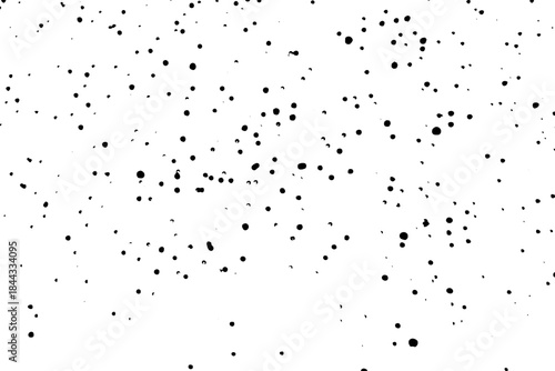 Subtle Abstract Black and White Dust Texture with Scattered Dots, Grain, and Fine Noise Overlay