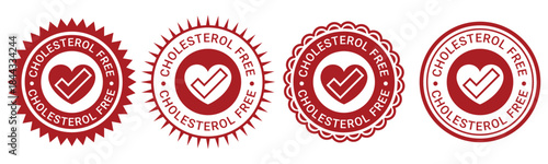 Fotografía Cholesterol Free Heart Health Seal Designs