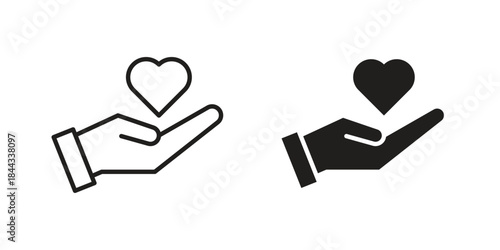 Donate icons Symbol, logo illustration. icon concept for web design