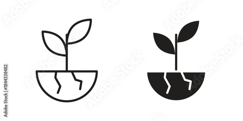 Environment icons Symbol, logo illustration. icon concept for web design