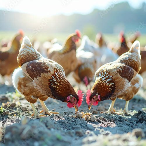 
닭, 육계, 산란계, 종계, 병아리, 암탉, 수탉, 사육, 계사, 모이, 급수, 횃대, 산란상자, 깃털, 부리, 발톱
chicken, hen, rooster, chick, broiler, layer, poultry, coop, flock, feed