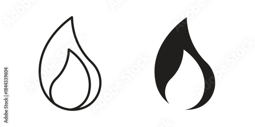 Fire icons Symbol, logo illustration. icon concept for web design