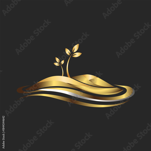Golden Genesis Sprouts of Prosperity