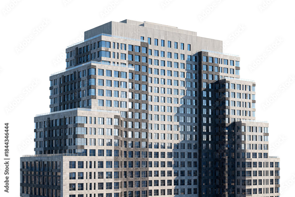 Obraz premium Modern Multistory Commercial Office Building Exterior