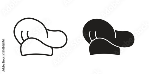 Chef hat icons logo design, Pictogram Icons